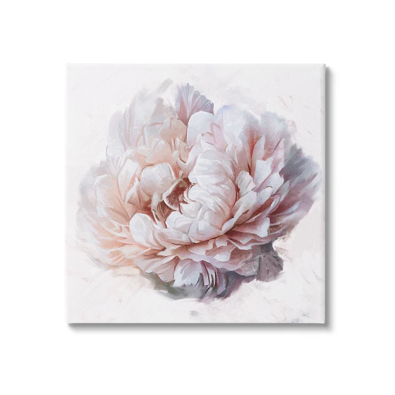 Stupell Industries Detailed Peony Petals Canvas Wall Art
