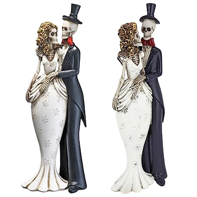 Design Toscano Skeleton Bride & Groom Statues, 2ct.