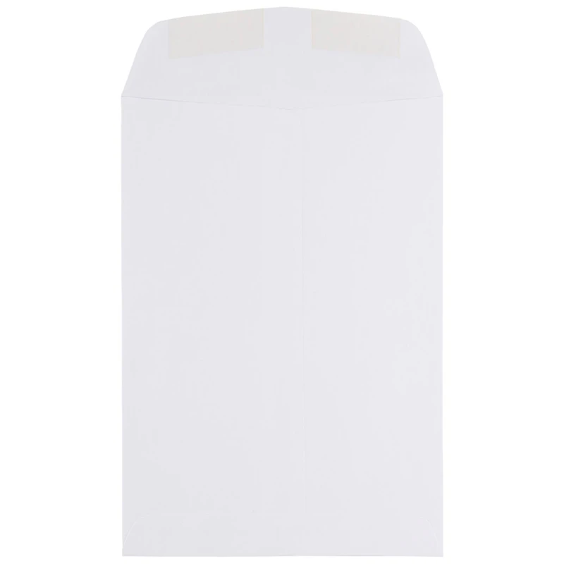 JAM Paper 7" x 10" White Open End Catalog Commercial Envelopes