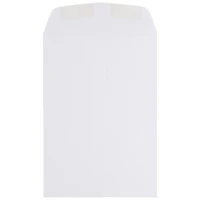 JAM Paper 7" x 10" White Open End Catalog Commercial Envelopes