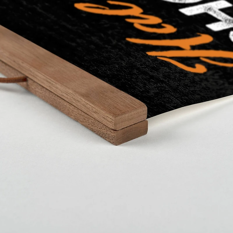 Halloween Candy Teak Hanging Canvas