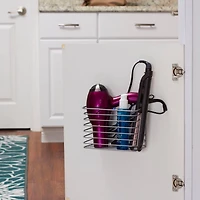 Household Essentials 7.9" Silver Door Mount Cabinet Organizer