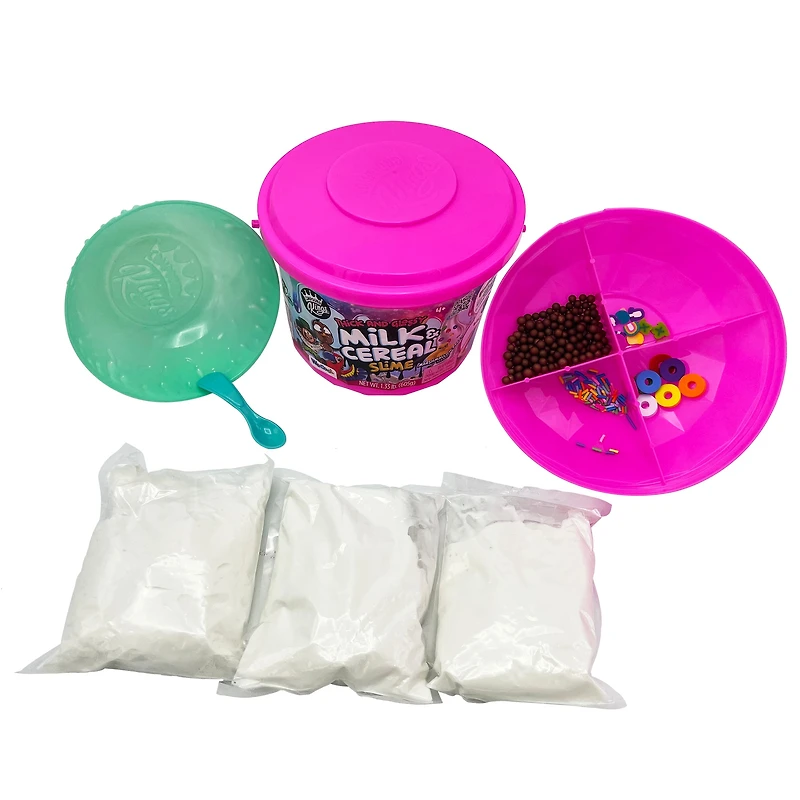 Compound Kings® Thick & Glossy Milk & Cereal Slime Bucket