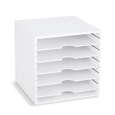 16" White Modular 5-Panel Cube by Simply Tidy®