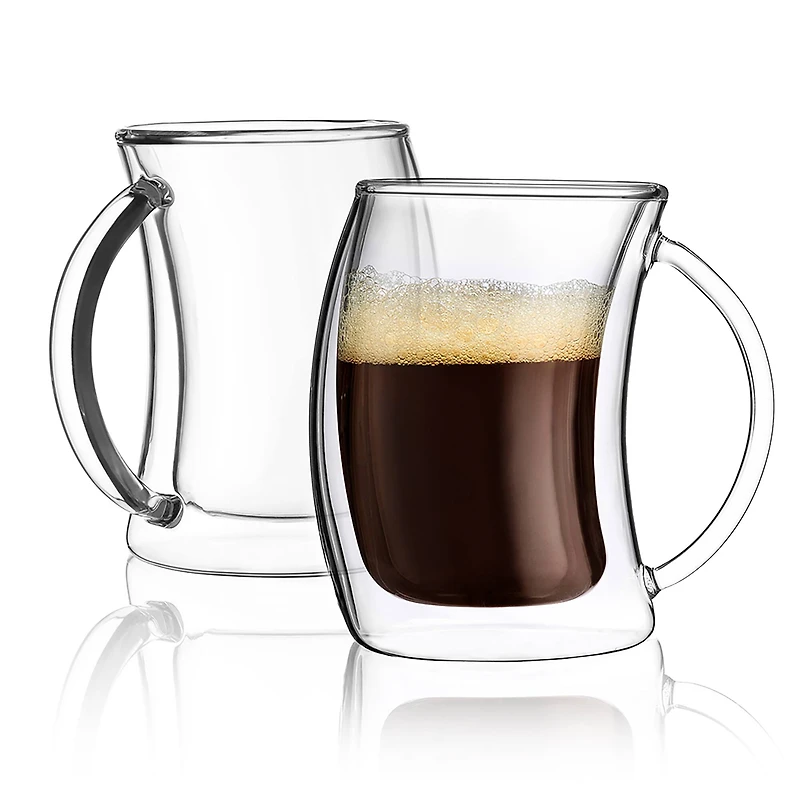 JoyJolt® 5.4oz. Caleo Double Wall Espresso Glasses, 4ct.