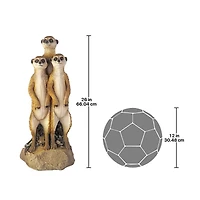 Design Toscano 26" The Meerkat Gang Sculpture