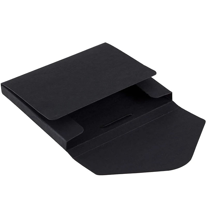 JAM Paper Black Kraft CD Size Portfolio