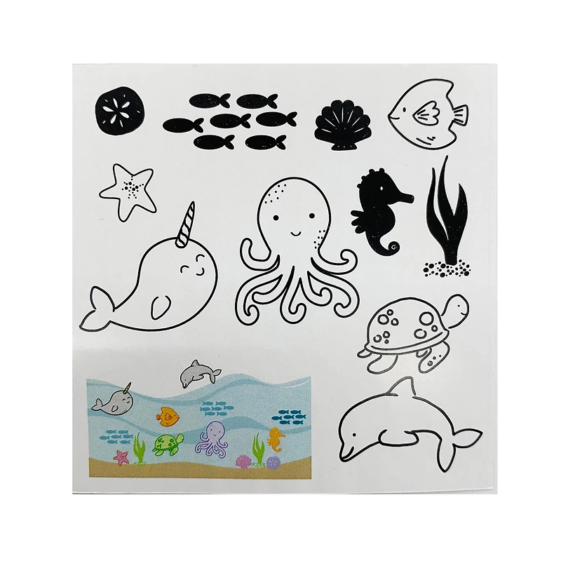 Sea Wood Stamp Jar Set by Recollections™