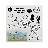 Sea Wood Stamp Jar Set by Recollections™