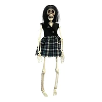 16" Goth Girl Skeleton with Black Hair by Ashland®