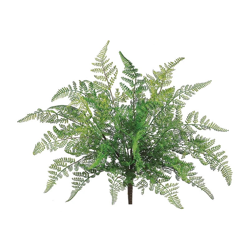 UV Protected Leather Fern Bush