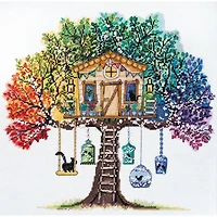 Abris Art Cat House Cross-Stitch Kit Cat House