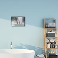 Stupell Industries Waterfall Bath Time Bathroom Framed Wall Art