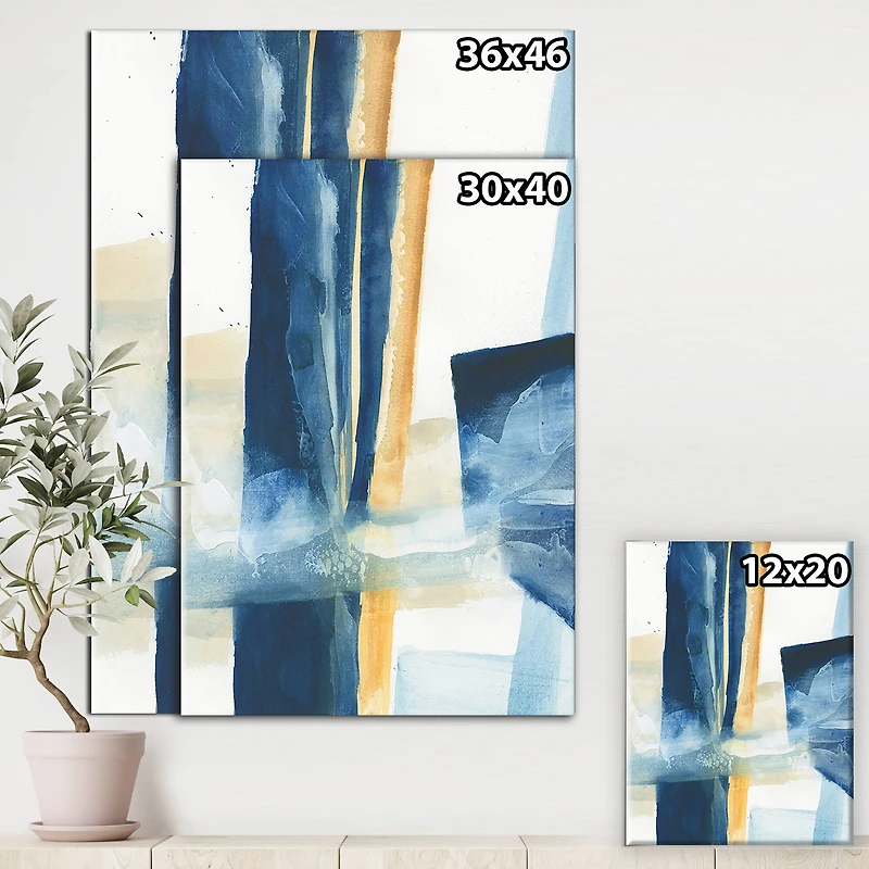 Designart - Indigo Panel IV