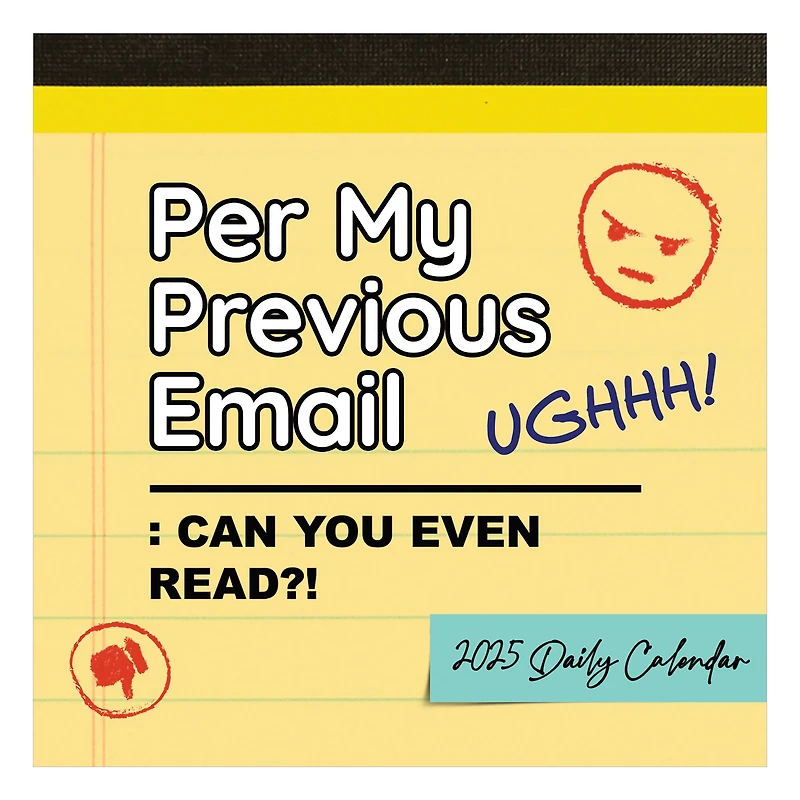 TF Publishing 2025 Per My Previous Email Daily Desktop Calendar