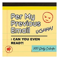 TF Publishing 2025 Per My Previous Email Daily Desktop Calendar