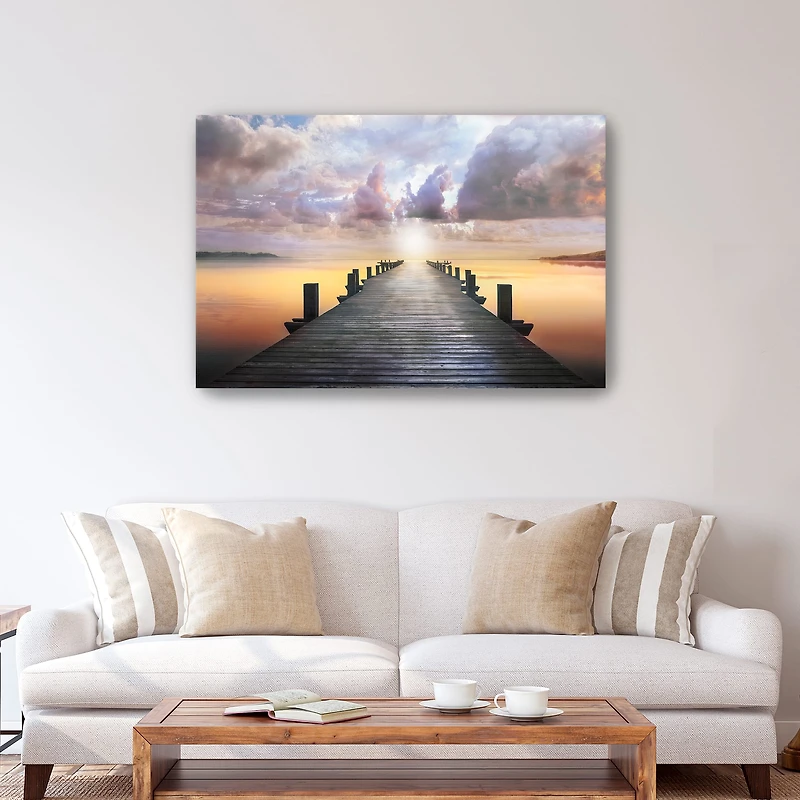 Blue Way Canvas Giclee