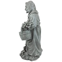 Design Toscano 16" St. Fiacre the Gardener's Patron Saint Outdoor Statue