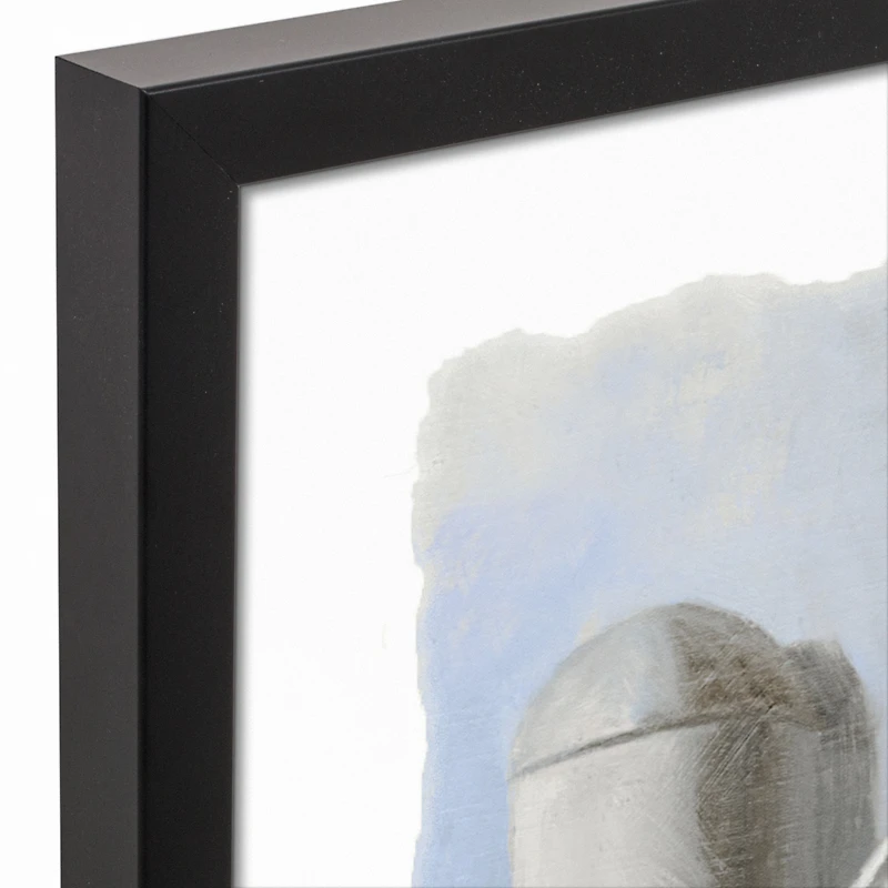 American Harvest Black Framed Canvas