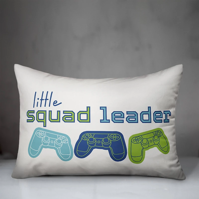Little Squad Leader 20" x 14" Indoor/Outdoor Pillow