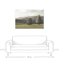 Painterly Treescape 32" x 48" Canvas Wall Art