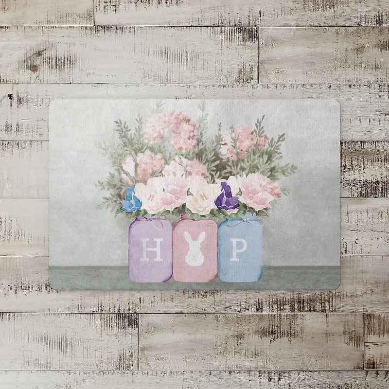 Easter Mason Jars 27" x 18" Floor Mat
