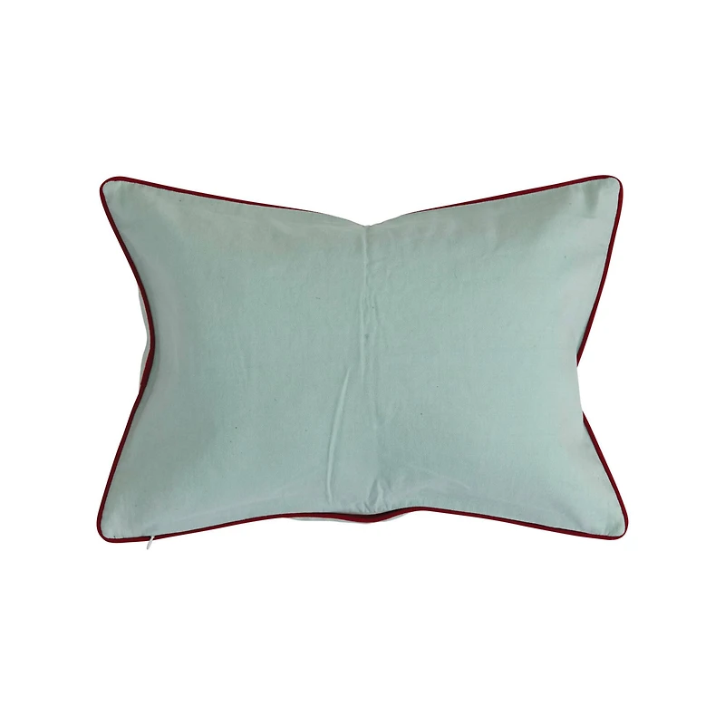 Hello Honey® 20"x 14" Embroidered Cotton Lumbar Pillow