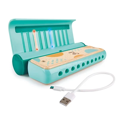 Hape Learn with Lights Teal Harmonica