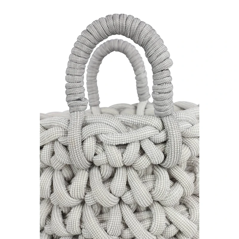 CosmoLiving by Cosmopolitan Gray Polyester Coastal Storage Basket Set