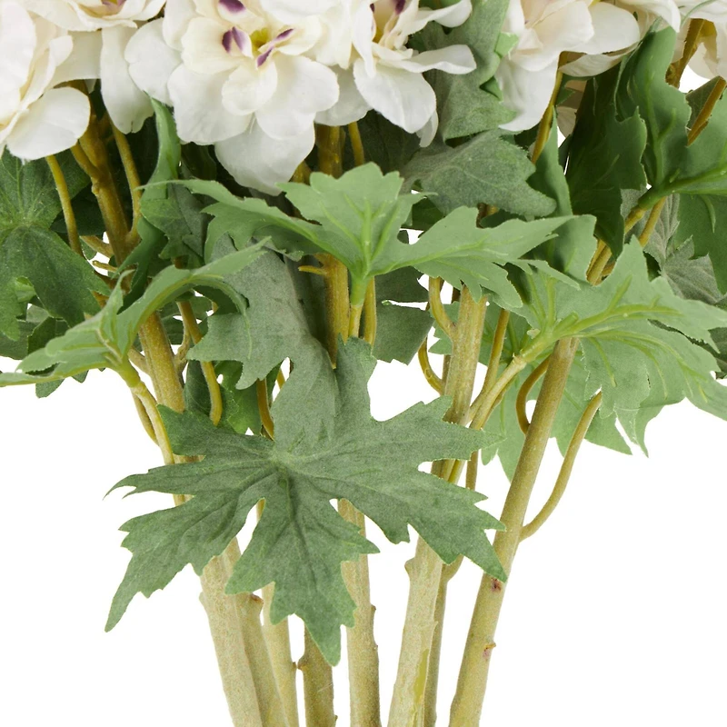 38" White Delphinium Artificial Flower Stem, 8ct.