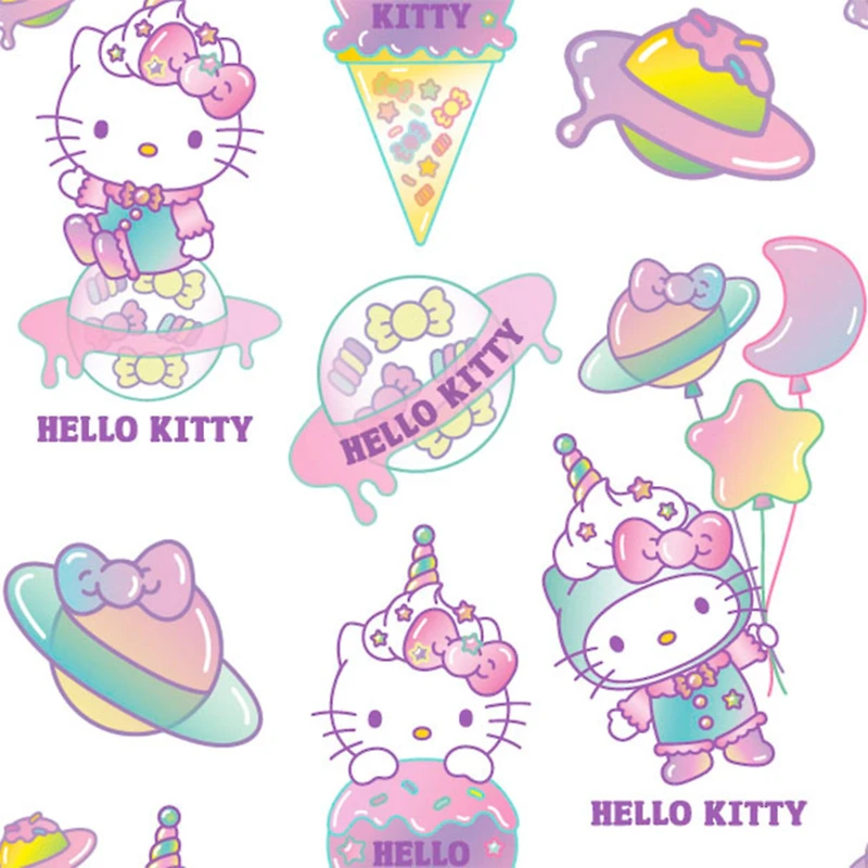 Hello Kitty® with Balloons Cotton Fabric