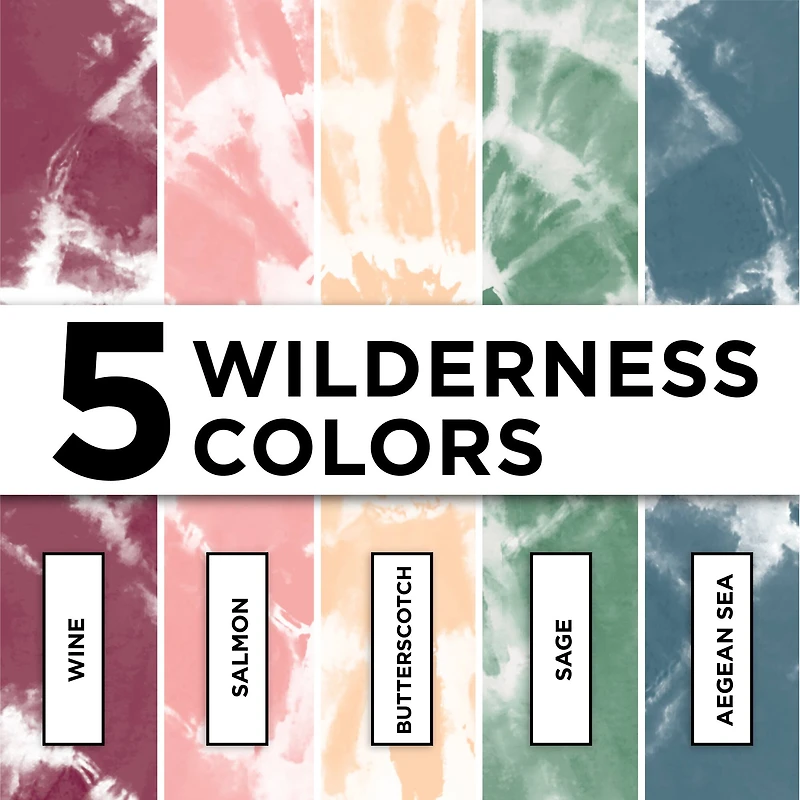 6 Pack: Tulip® Wilderness One-Step Tie-Dye Kit®
