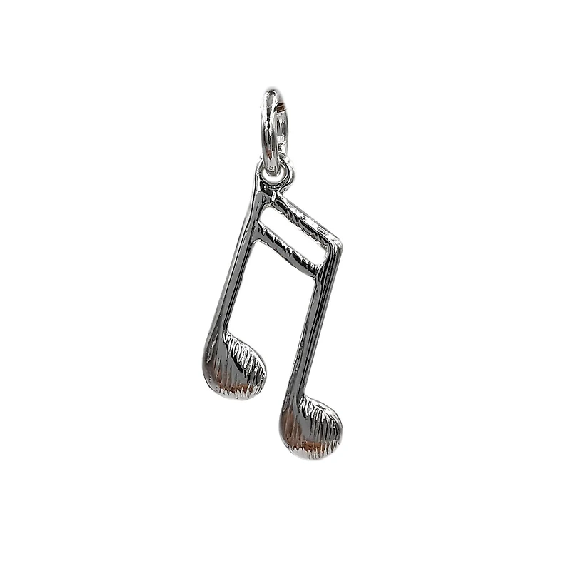 Charmalong™ Silver Plated Crystal Music Charm by Bead Landing™