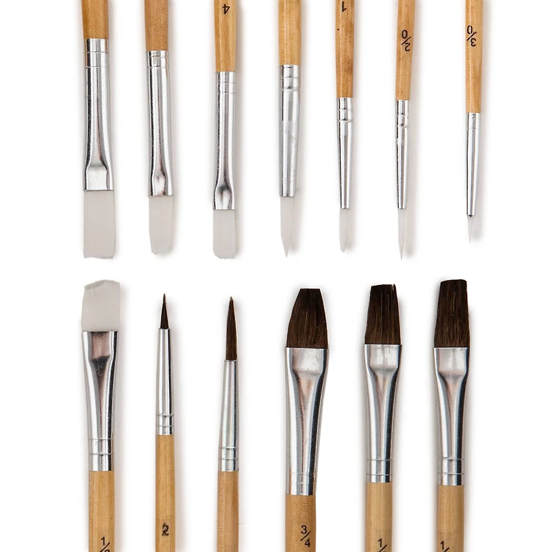 Necessities™ Multi Purpose Long & Short Handle Brush Set by Artist's Loft®