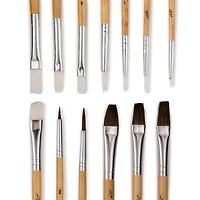 Necessities™ Multi Purpose Long & Short Handle Brush Set by Artist's Loft®