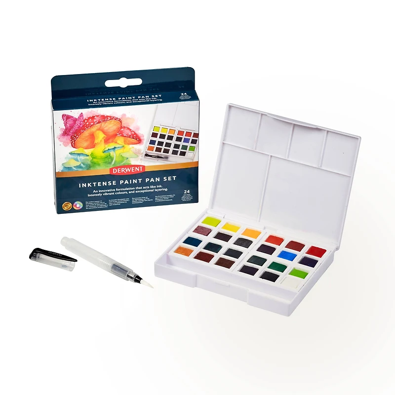 Derwent Inktense Paint Pan Set
