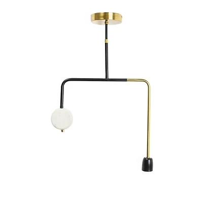 Hello Honey® Minimalist Geometric Modern Marble Pendant Lamp