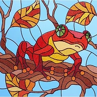 Diamond Art® Stain Glass Frog Intermediate Kit