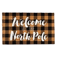 Welcome to the North Pole 30" x 18" Door Mat