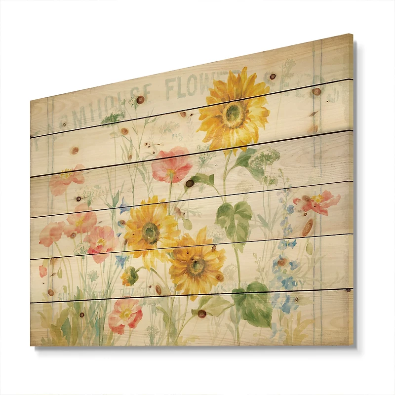 Designart - Floursack Florals I
