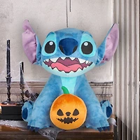 18" Stitch with Jack-O'-Lantern Halloween Greeter