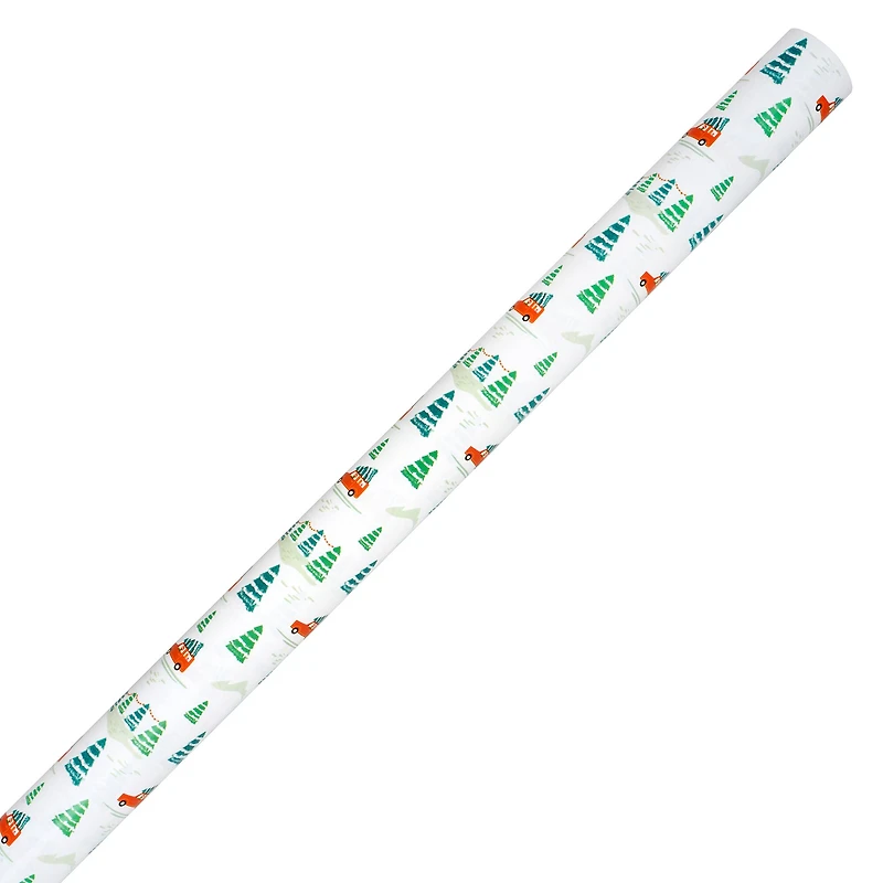 Peppermint Skiing Premium Gift Wrap by Celebrate It™