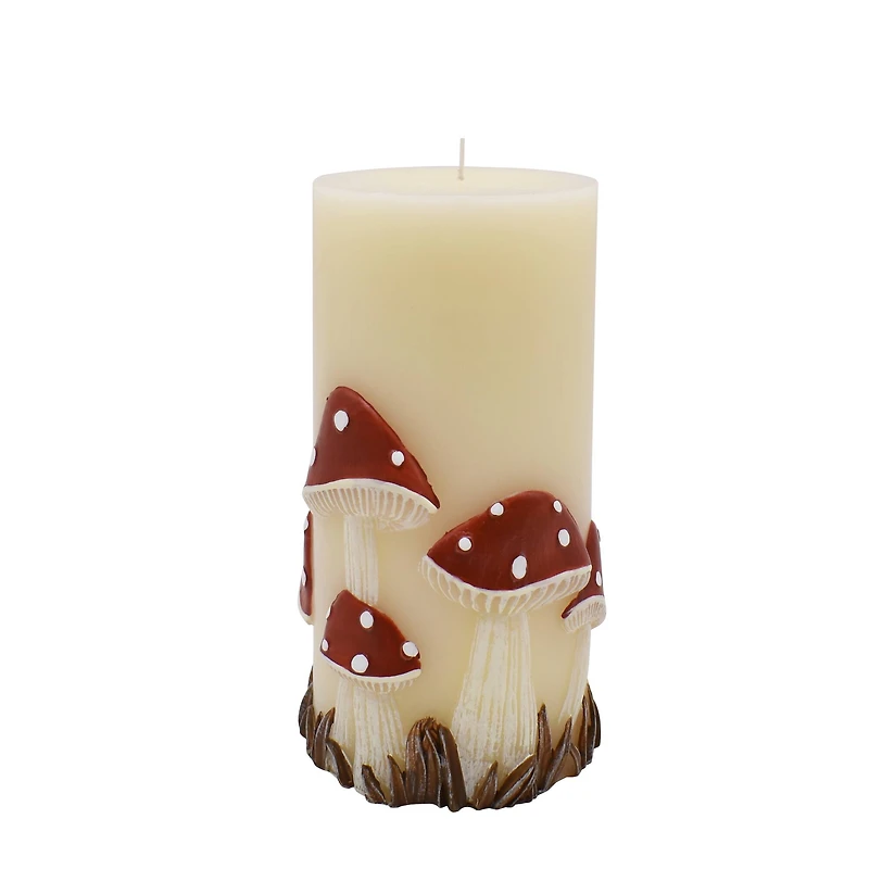 3" x 6" Mushroom Pillar Candle by Ashland®
