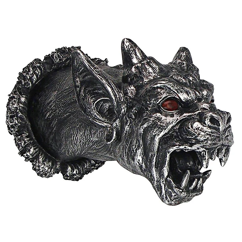 Design Toscano 9.5" Gothic Gargoyle Cathedral Devil Dog Illuminated Wall Sculpture