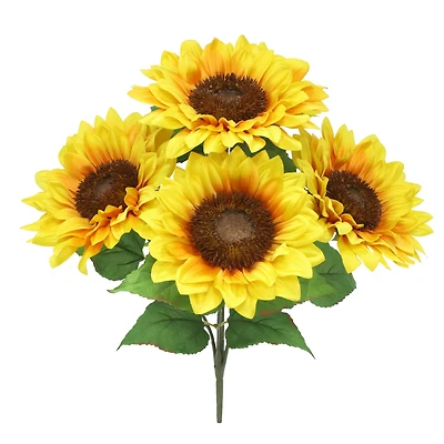 18" Yellow Sunflower Bush by Ashland®