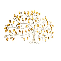 Silver Metal Bohemian Wall Decor, 35" x 2" x 16"