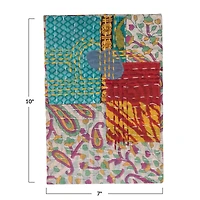 Hello Honey® Patchwork Cotton Kantha Bound Paper Journal