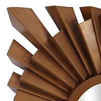 Gold Metal Rustic Wall Mirror Set