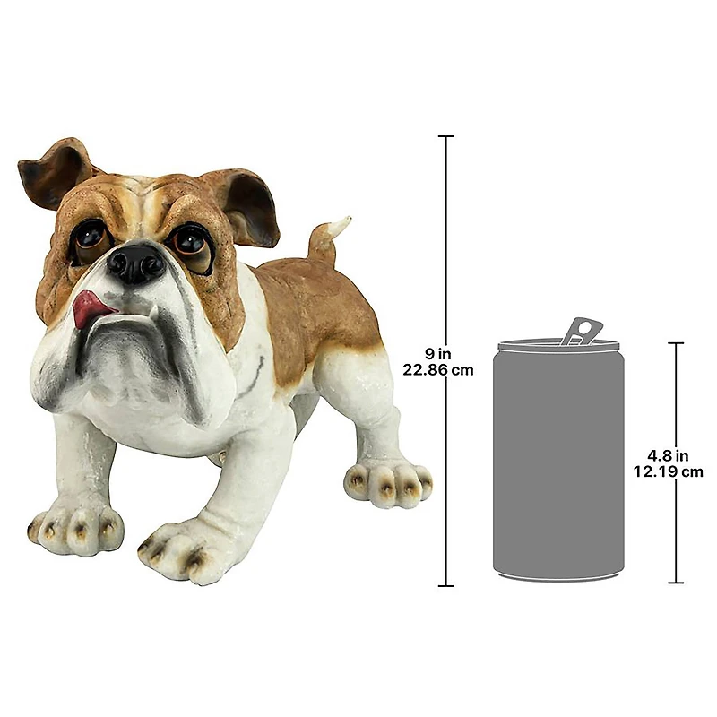Design Toscano 11.5" Winston the British Bulldog Statue