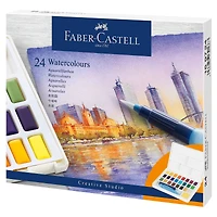 Faber-Castell 24 Color Watercolor Pan Set